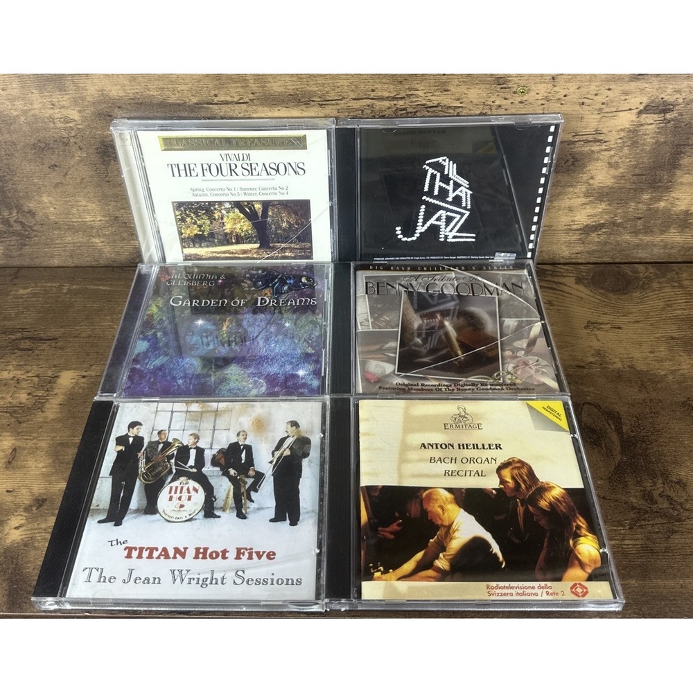 Bundle Of 6 Jazz Classical Music Cds Tested And Working Fast And Safe Shipping